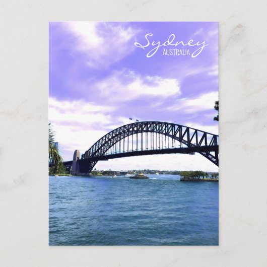 Sydney Ferry Harbor Bridge Briefkaart (Voorkant)