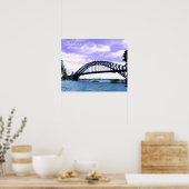 Sydney Ferry Harbor Bridge Poster (Keuken)