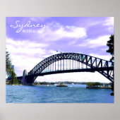 Sydney Ferry Harbor Bridge Poster (Voorkant)