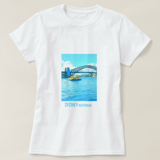 Sydney Ferry Harbor Bridge T-shirt (Design voorkant)