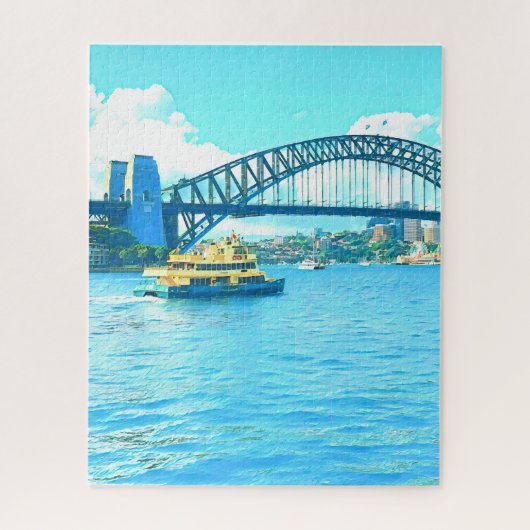 Sydney Ferry Harbour Bridge Legpuzzel (Verticaal)