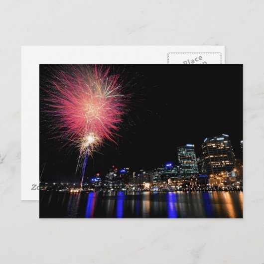 Sydney Fireworks Briefkaart (Voorkant / Achterkant)