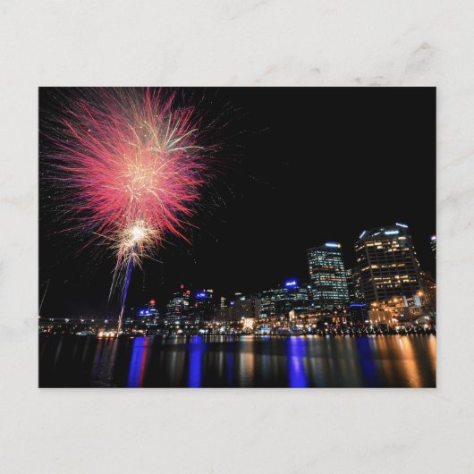 Sydney Fireworks Briefkaart (Voorkant)