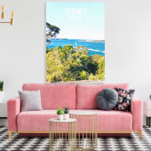 Sydney Georges Head Mosman Australië Canvas Afdruk (Insitu (Woonkamer))