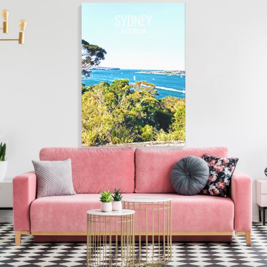 Sydney Georges Head Mosman Australië Canvas Afdruk (Insitu (Woonkamer))
