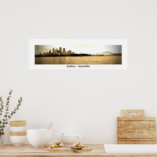 Sydney Gold Poster (Keuken)