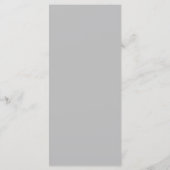 Sydney Gray Moderne Trouw Menu (Achterkant)