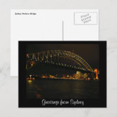 sydney greetings briefkaart (Voorkant / Achterkant)