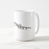 Sydney Harbor Bridge: 3D-model: Koffiemok (Voorkant rechts)