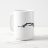 Sydney Harbor Bridge: 3D-model: Koffiemok (Voorkant links)