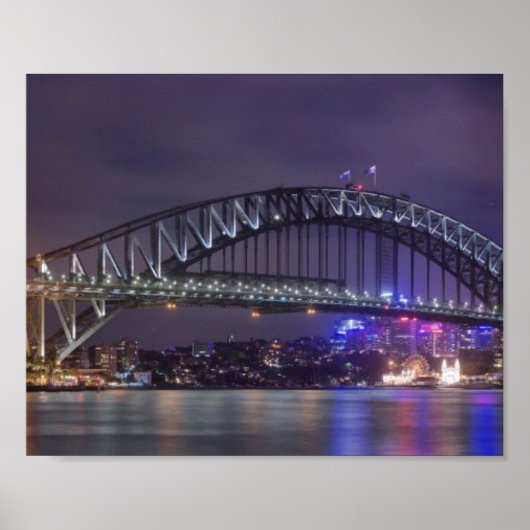 Sydney Harbor Bridge Austrailia Poster (Voorkant)