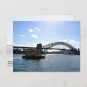 Sydney Harbor Bridge Australia Briefkaart (Voorkant / Achterkant)