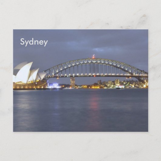 Sydney Harbor Bridge Australië Briefkaart (Voorkant)