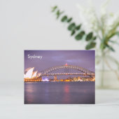 Sydney Harbor Bridge Australië Briefkaart (Staand voorkant)