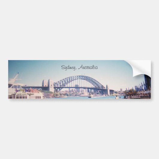 Sydney Harbor Bridge, Australië Bumpersticker (Voorkant)
