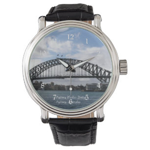 Sydney Harbor Bridge, Australië, Horloge