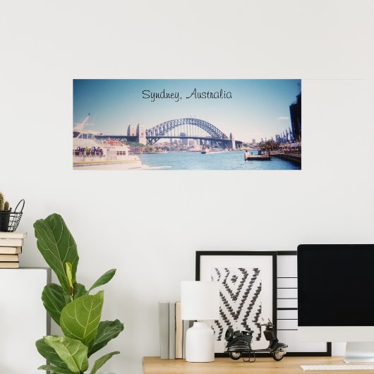 Sydney Harbor Bridge, Australië Poster (Thuiskantoor)