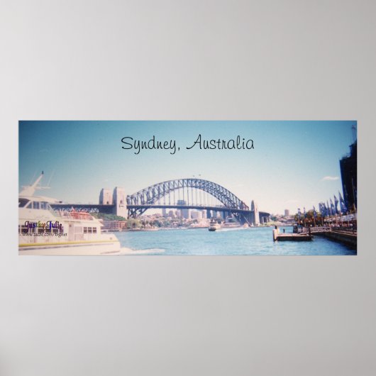 Sydney Harbor Bridge, Australië Poster (Voorkant)