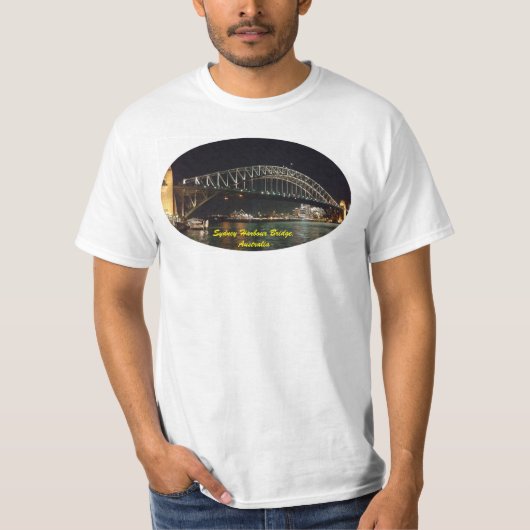 Sydney Harbor Bridge, Australië T-shirt (Voorkant)