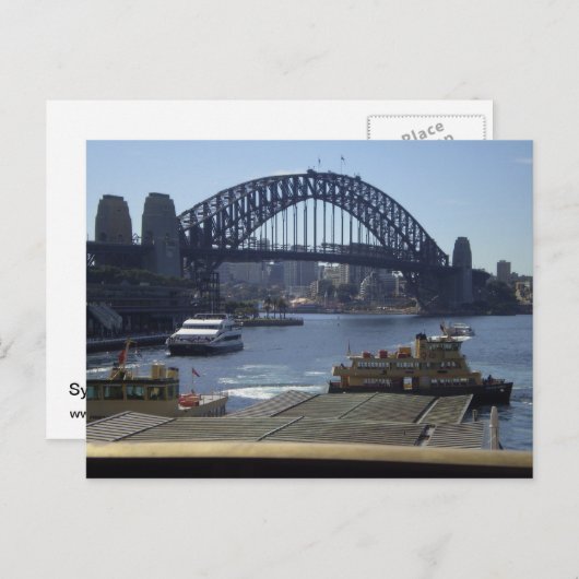 Sydney Harbor Bridge Briefkaart (Voorkant / Achterkant)