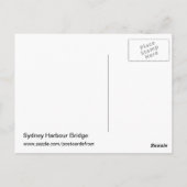 Sydney Harbor Bridge Briefkaart (Achterkant)
