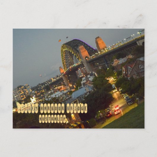 Sydney Harbor Bridge Briefkaart (Voorkant)