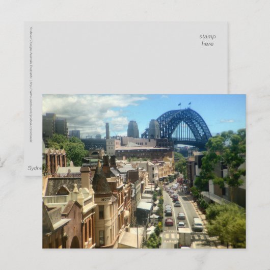 Sydney Harbor Bridge Briefkaart (Voorkant / Achterkant)