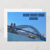 Sydney Harbor Bridge Briefkaart (Voorkant / Achterkant)