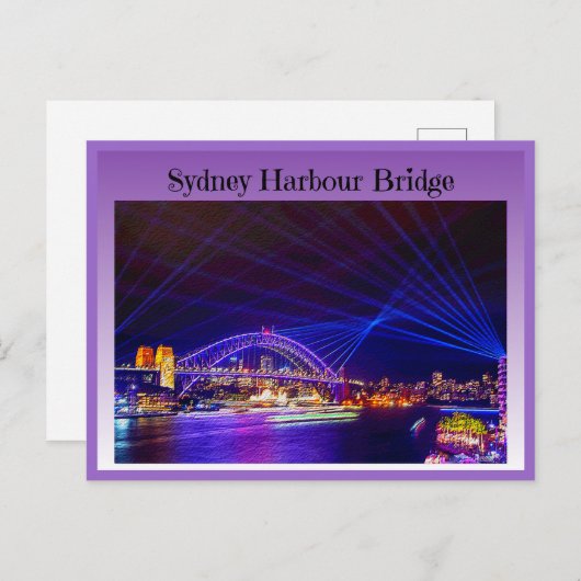 Sydney Harbor Bridge Briefkaart (Voorkant / Achterkant)