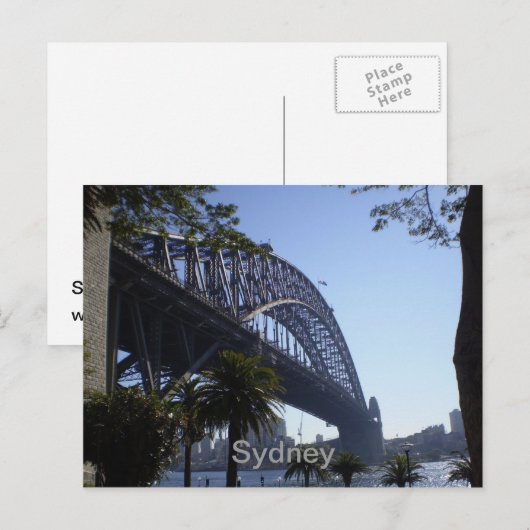 Sydney Harbor Bridge Briefkaart (Voorkant / Achterkant)