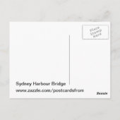 Sydney Harbor Bridge Briefkaart (Achterkant)