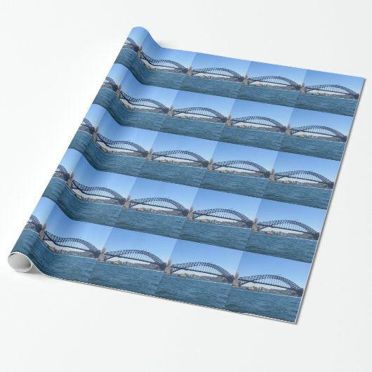Sydney Harbor Bridge Cadeaupapier (Uitgerold)