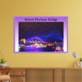 Sydney Harbor Bridge Canvas Afdruk (Insitu (Woonkamer))