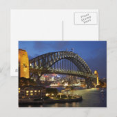 Sydney Harbor Bridge en Park Hyatt Sydney Hotel Briefkaart (Voorkant / Achterkant)