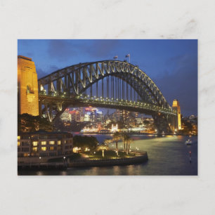Sydney Harbor Bridge en Park Hyatt Sydney Hotel Briefkaart