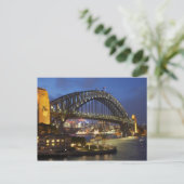 Sydney Harbor Bridge en Park Hyatt Sydney Hotel Briefkaart (Staand voorkant)