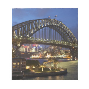 Sydney Harbor Bridge en Park Hyatt Sydney Hotel Notitieblok