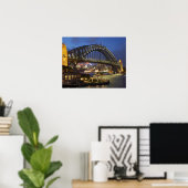 Sydney Harbor Bridge en Park Hyatt Sydney Hotel Poster (Thuiskantoor)