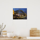 Sydney Harbor Bridge en Park Hyatt Sydney Hotel Poster (Keuken)