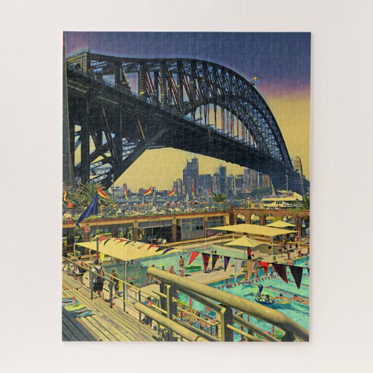 Sydney Harbor Bridge fotografie Legpuzzel (Verticaal)
