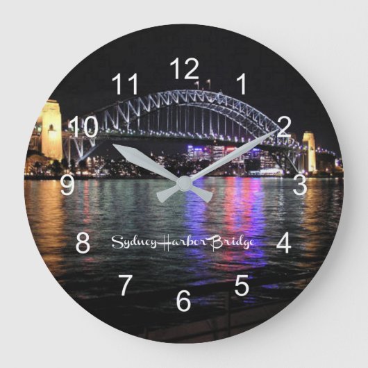 Sydney Harbor Bridge, gelabeld Grote Klok (Voorkant)