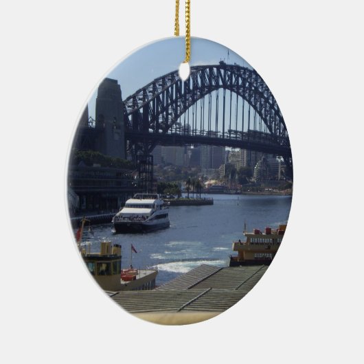 Sydney Harbor Bridge Keramisch Ornament (Rechts)