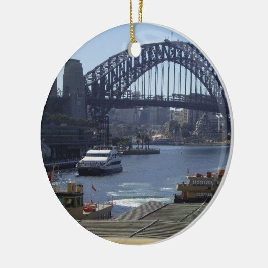 Sydney Harbor Bridge Keramisch Ornament (Links)