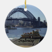 Sydney Harbor Bridge Keramisch Ornament (Achterkant)