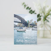 Sydney Harbor Bridge met jachten Briefkaart (Staand voorkant)