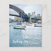 Sydney Harbor Bridge met jachten Briefkaart (Voorkant)