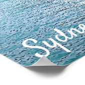 Sydney Harbor Bridge met jachten Poster (Hoek)