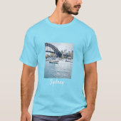 Sydney Harbor Bridge met jachten T-shirt (Voorkant)