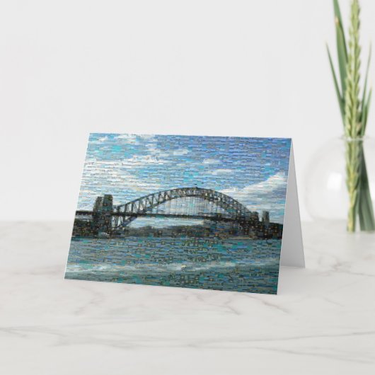 Sydney Harbor Bridge (Mozaïek) Kaart (Voorkant)