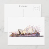 Sydney Harbor Bridge Opera House Australië Briefkaart (Voorkant / Achterkant)